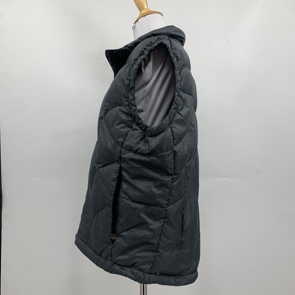 Columbia Vest Women L Large Gray Titanium Tech Interchange Down Insulated Zip Up - Picture 3 of 12
